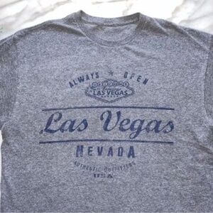 Unisex Grey Las Vegas Nevada Tourist Souvenir Graphic Tee
